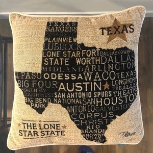 Texas Throw Pillow